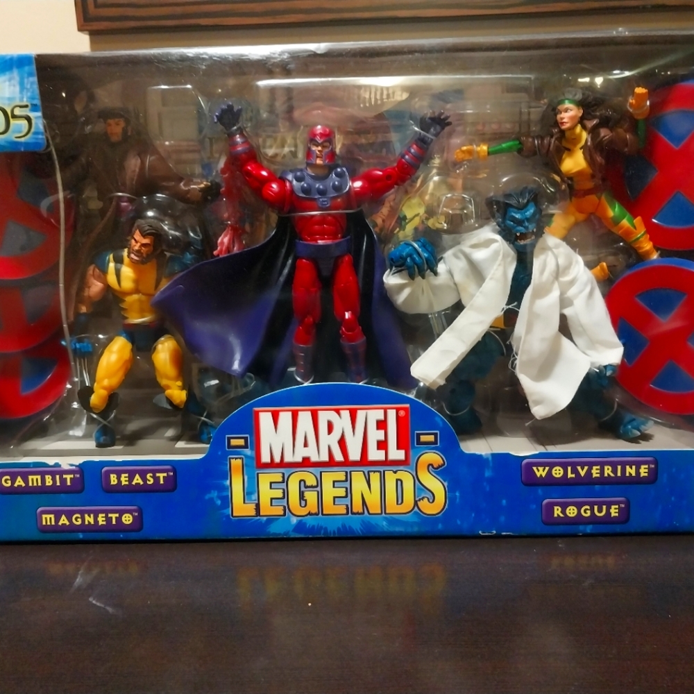 NIB marvel legends 5pack rogue gambit beast Magneto wolverine